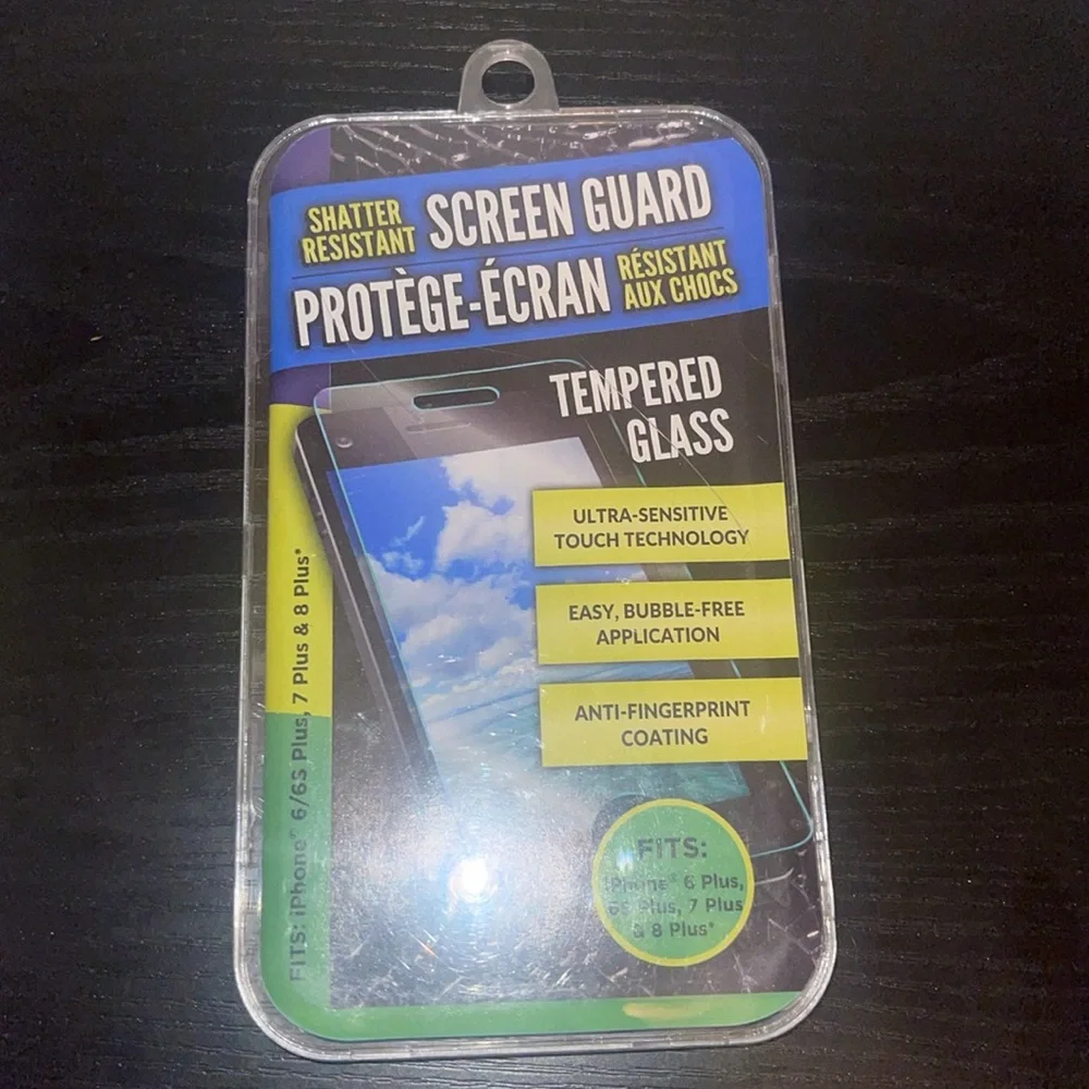 iPhone screen protector tempered glass